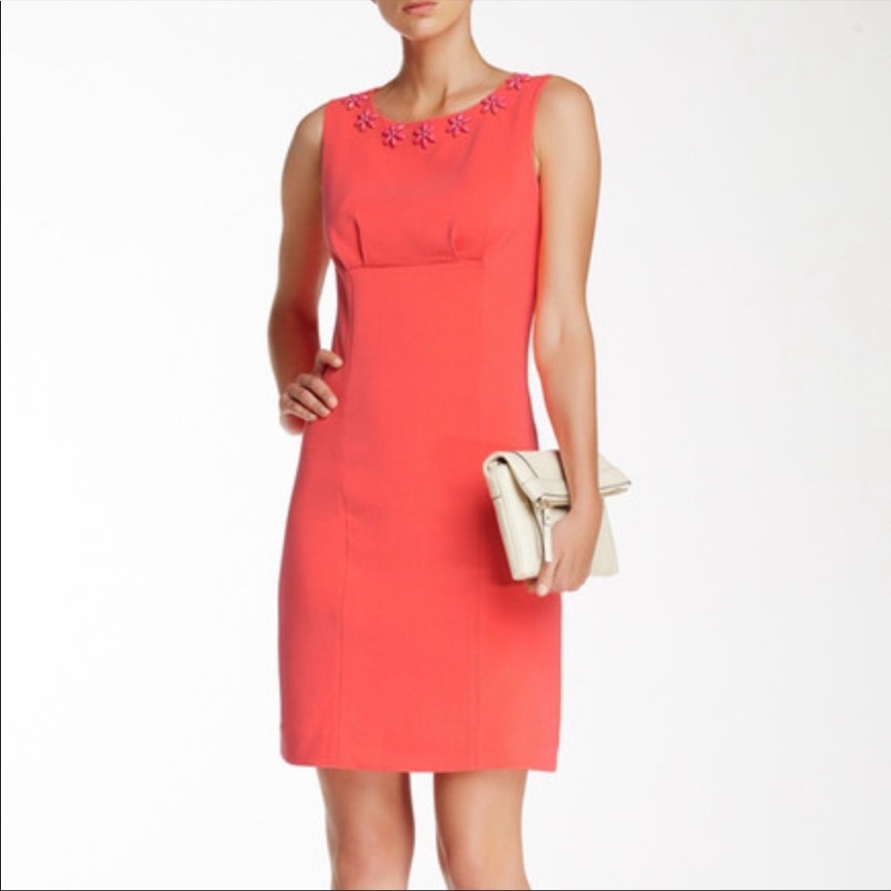 Kate Spade New York Floral Cluster Diana Dress in Coral NWT Size 10